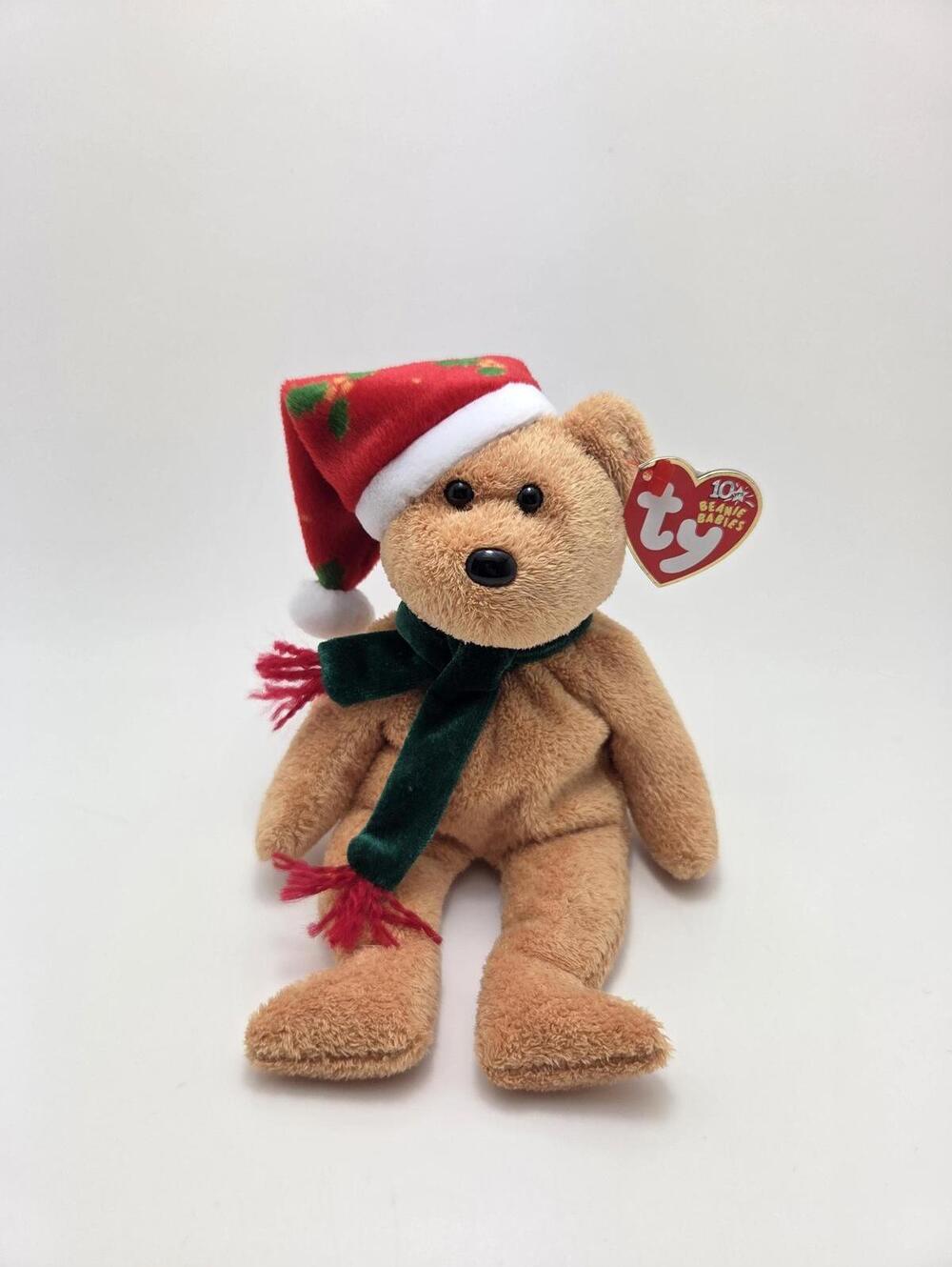 Ty Beanie Babies 2003 Holiday Teddy the Holiday Bear Stuffed Animal Plush